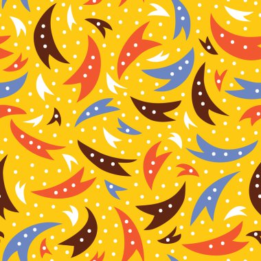 soyut kuyrukları doodle desen alan koleksiyonunun.