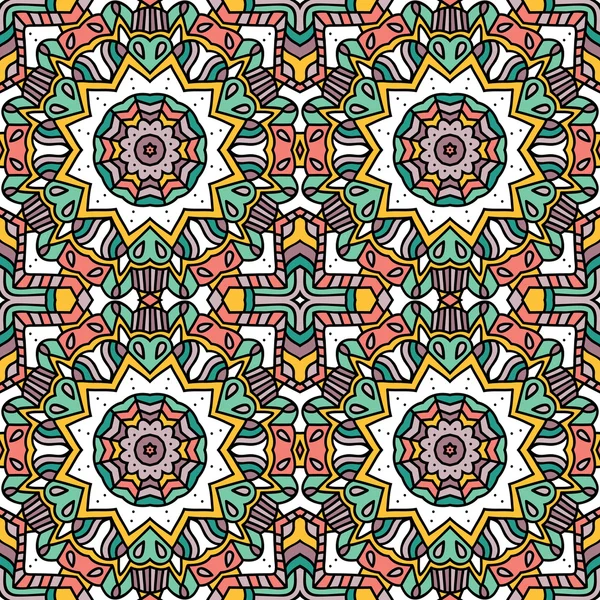 Mandala motif orné . — Image vectorielle