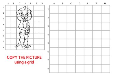 meerkat eğitim grid oyunu. 