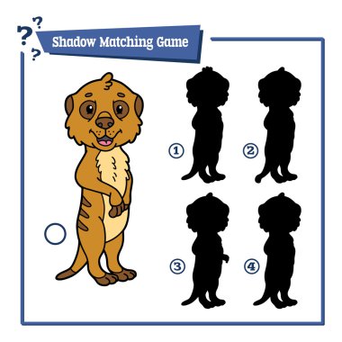 komik gölge eğitici çocuk oyunu
