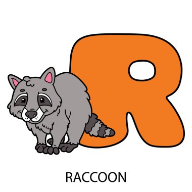 animal alphabet card.