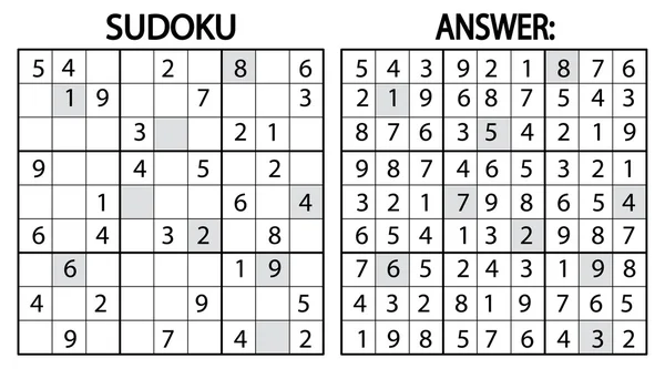 Sudoku puzzles Royalty Free Vector Image - VectorStock