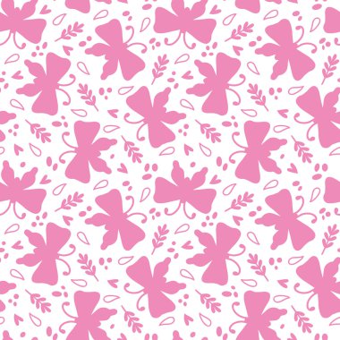 Kelebekler seamless modeli.