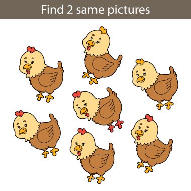 Çocuklar eğitim oyunu.