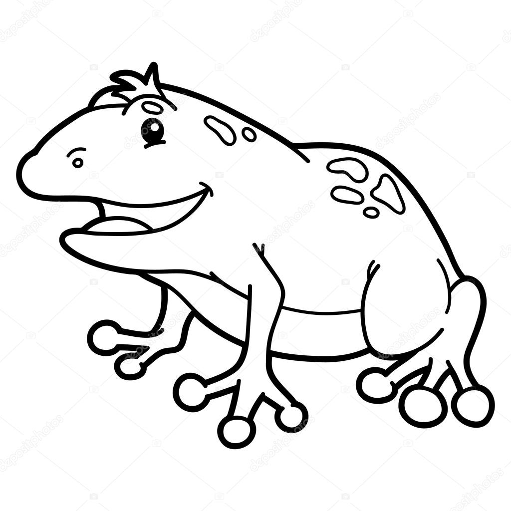 Leuke Educatieve Kinderen Kleurplaten Pagina Stockvector Boyusya