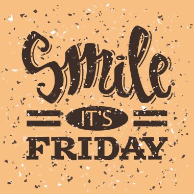 Bugün Cuma gülümseme. 