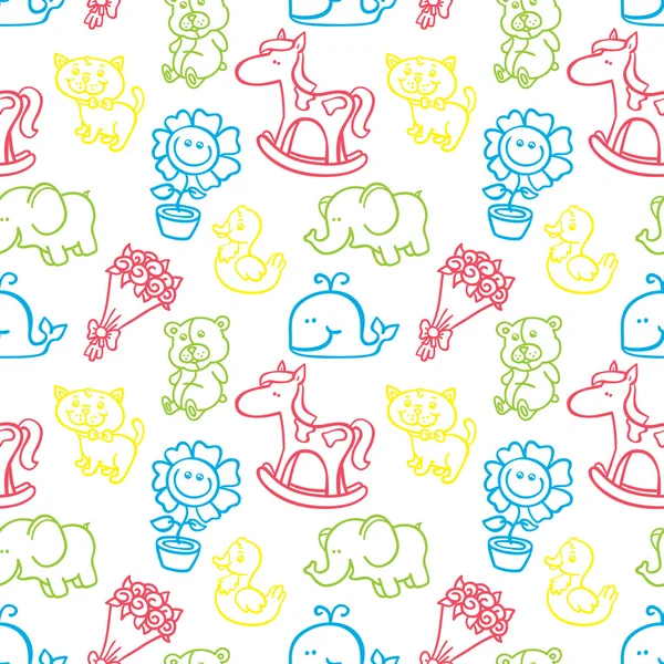 Funny baby pattern. Royalty Free Stock Illustrations