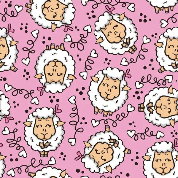 Funny baby pattern. — Stock Vector