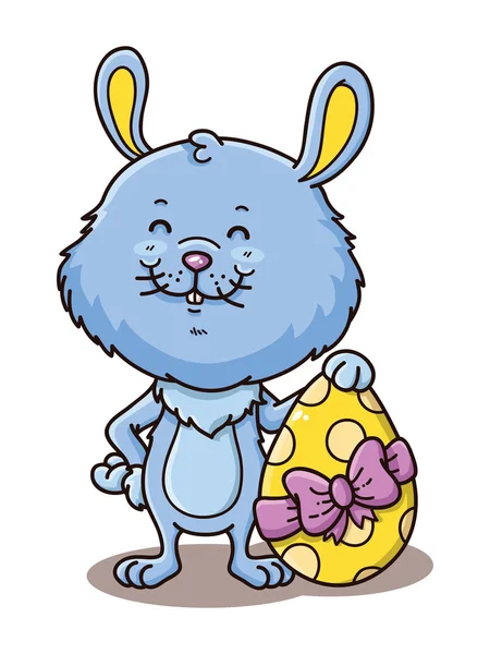 Gelukkige jongen bunny — Stockvector