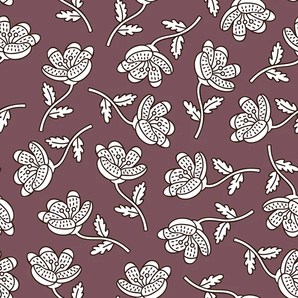 Mignon motif floral . — Image vectorielle