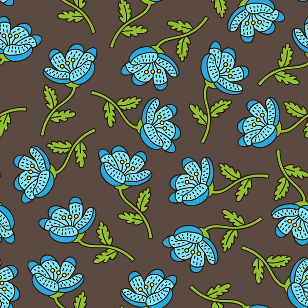 Mignon motif floral . — Image vectorielle