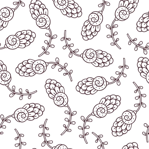 Mignon motif floral . — Image vectorielle