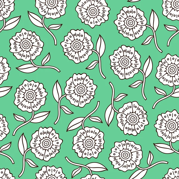 Cute floral pattern — Stock Vector