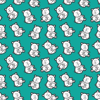 Bebek ayı oyuncak modeli.