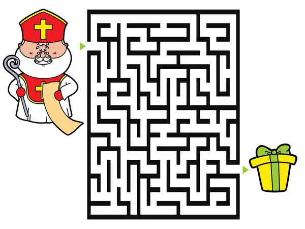 Jogo de St. Nicholas . — Vetor de Stock