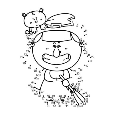 nokta-nokta cadı oyunu.