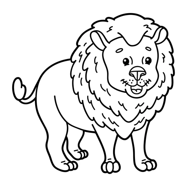 Söt lejon. — Stock vektor
