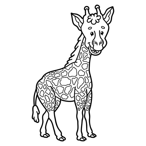 Jolie girafe . — Image vectorielle