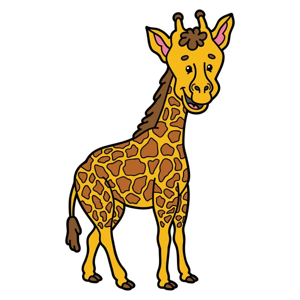 Sevimli zürafa. — Stok Vektör