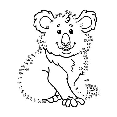 nokta-nokta koala oyunu.