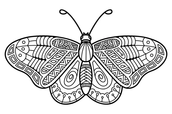 Niedlicher Schmetterling. — Stockvektor