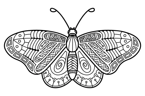 Linda mariposa . — Vector de stock