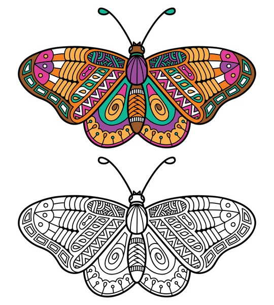 Niedlicher Schmetterling. — Stockvektor