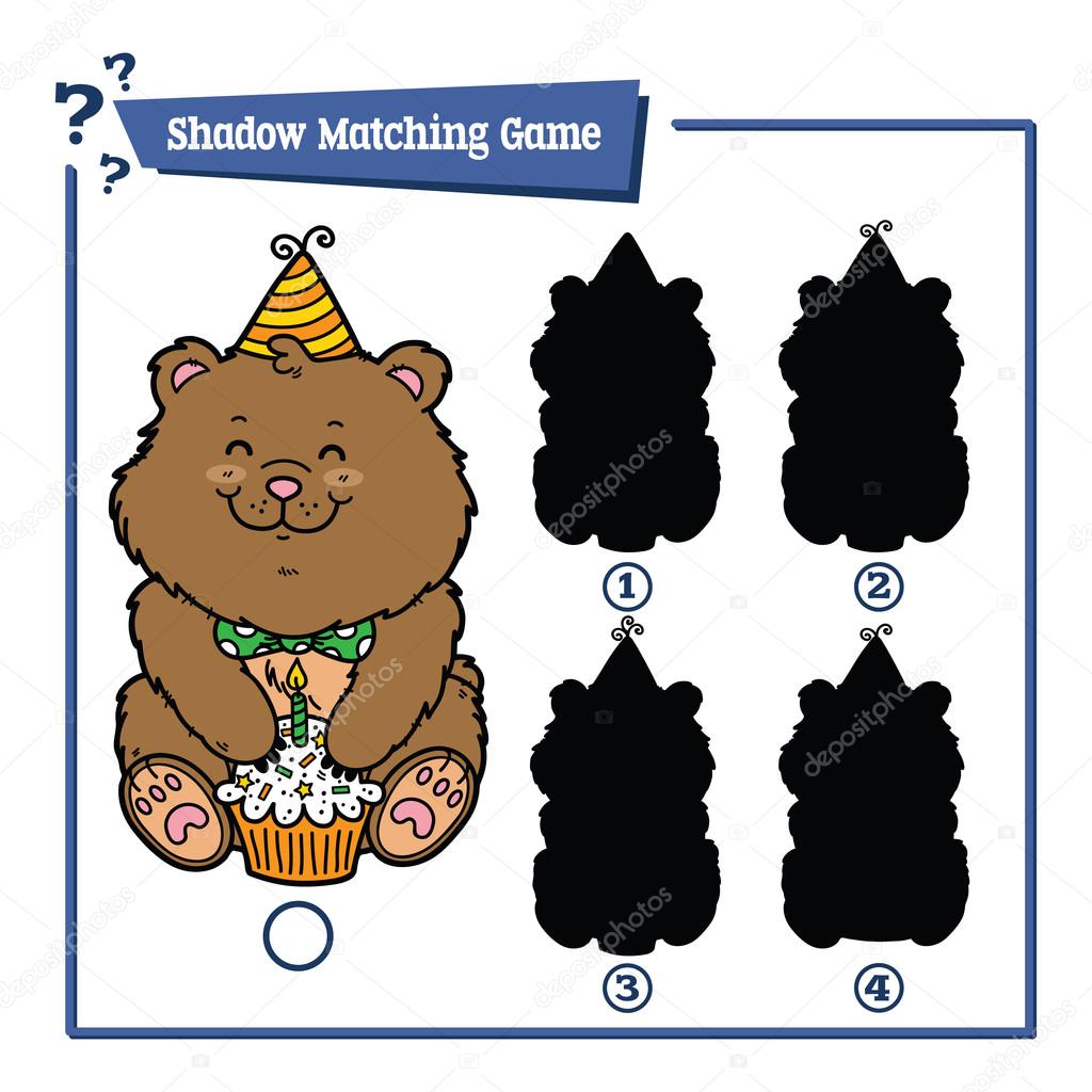 funny shadow bear game.