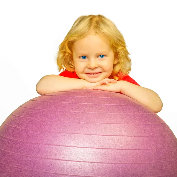 Kinderturnen und Fitness. — Stockfoto