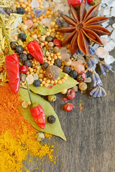 Colorful spices and herbs — Stock Photo, Image