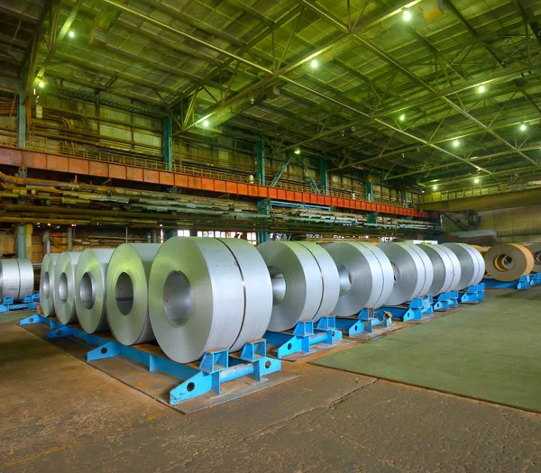 Rolls of steel sheet — Stock Photo, Image