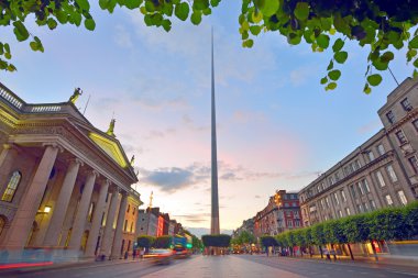 Dublin, İrlanda Merkezi sembolü - sivri