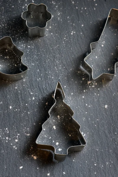 Ferramentas de bolo de Natal — Fotografia de Stock