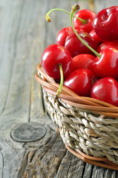 Red sweet cherries Stock Photo