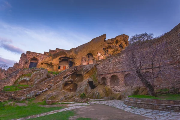 David Gareja mağara manastırı. Kakhetia, Gürcistan, Kafkasya dağları.