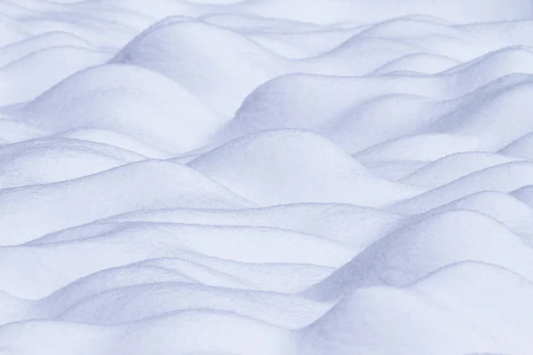 Abstrakte Formen und Muster des weißen Schnees — Stockfoto