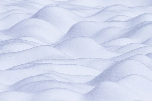 Formes et formes abstraites de neige blanche — Photo