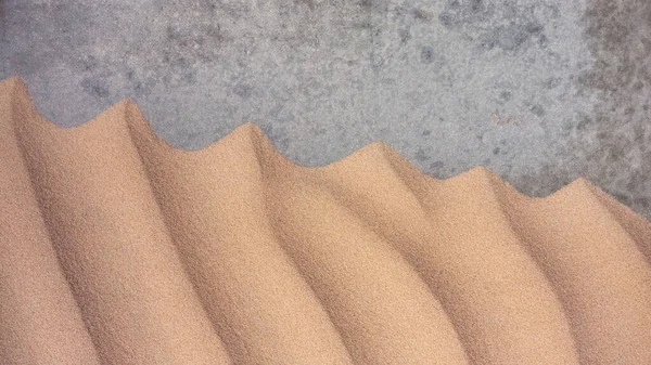 Texturas de arena fondo en la playa sobre una base gris — Foto de Stock