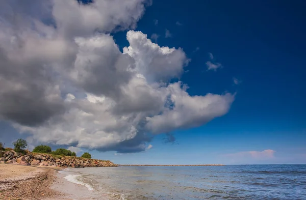 Seascape of the Gulf of Riga, Latvia, Baltic country — Stock Photo, Image