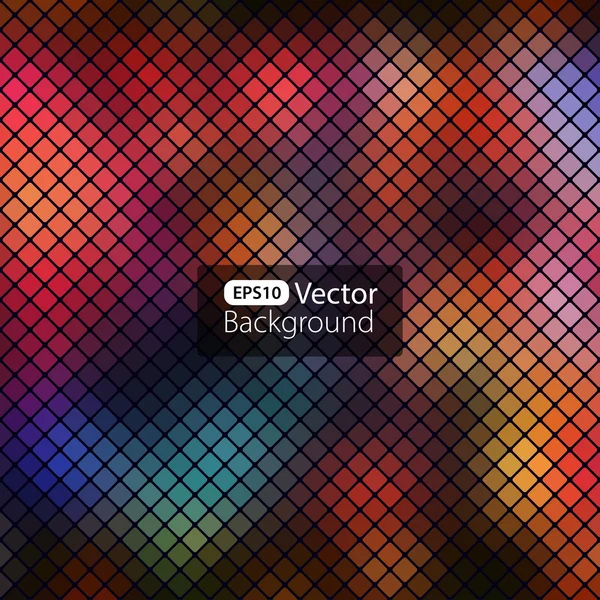 Fundo de mosaico colorido brilhante — Vetor de Stock