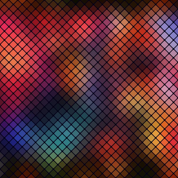 Lumineux fond mosaïque colorée — Photo