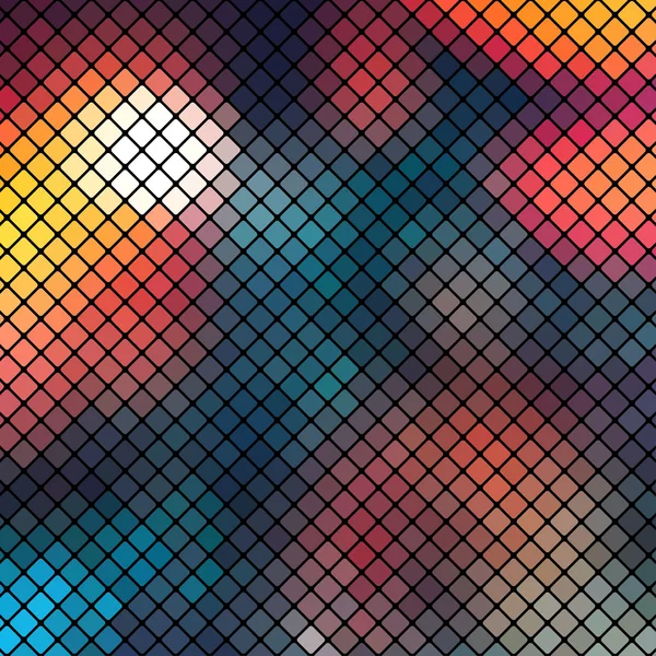 Lumineux fond mosaïque colorée — Photo