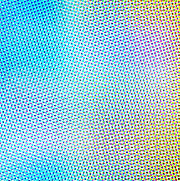 Abstract background in color halftone effect — Stock Vector