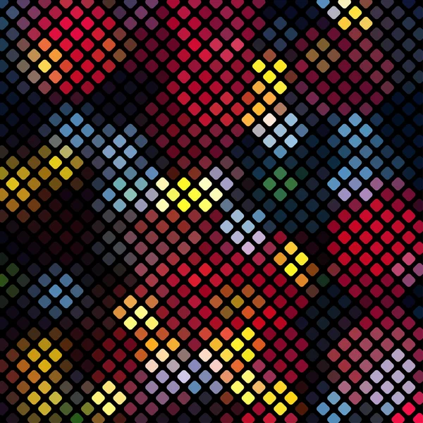 Lumineux fond mosaïque colorée — Image vectorielle