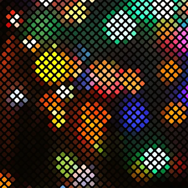Fundo de mosaico colorido brilhante — Vetor de Stock