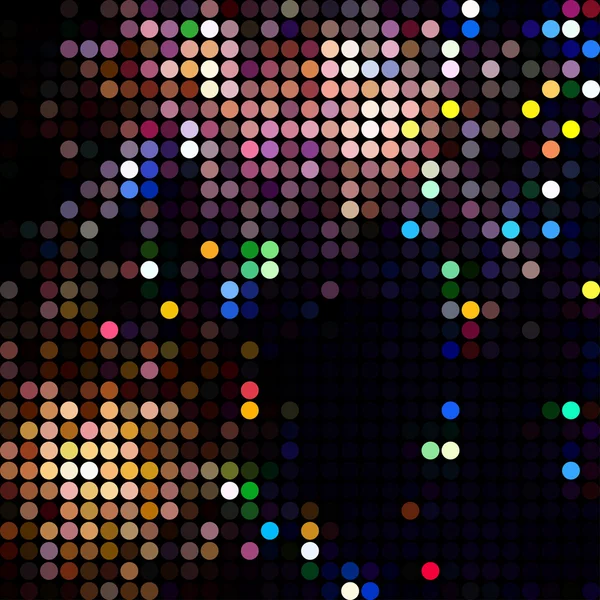 Zářivě barevné mozaiky pozadí — Stockový vektor