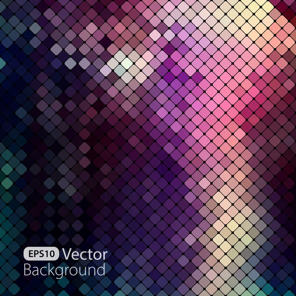 Bright colorful mosaic background — Stock Vector
