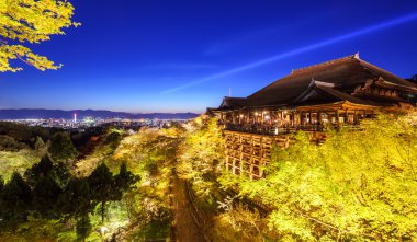 Kiyomizu dera Tapınağı, ışık Bahar, Kyoto, Japonya