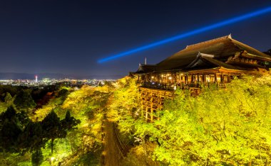 Kiyomizu dera Tapınağı, ışık Bahar, Kyoto, Japonya