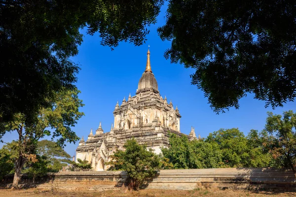 Shwedagon Pagode Mit Seespiegelung Bei Nacht Yangon Myanmar — Stockfoto